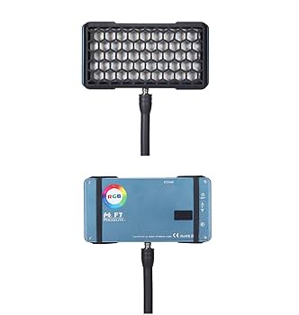 FalconEyes F7 カメラビデオライト RGBライト Amazon | FalconEyes F7 12W RGBライト ハニカムソフト付き Mini